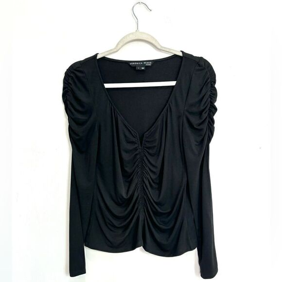 Veronica Beard PRIYANKA RUCHED TOP - Picture 8 of 12